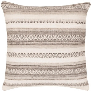 Isabella by Surya Down Pillow Lt.Gray/White/Charcoal 20 x 20 Ib002-2020d - All