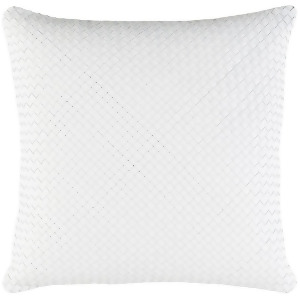 Kenzie by Surya Poly Fill Pillow White 20 x 20 Knz002-2020p - All