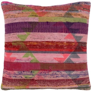 Thames by Surya Down Pillow Pale Pink/Dk.Red/Violet 30 x 30 Tae001-3030d - All
