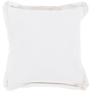 Triple Flange by Surya Poly Fill Pillow White 22 x 22 Tf005-2222p - All