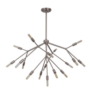 Craftmade Aspen 17 Light Chandelier Brushed Polished Nickel 44717-Bnk - All