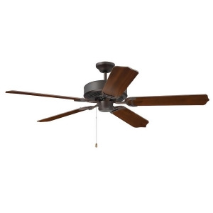 Craftmade Pro Energy Star 52 Ceiling Fan Kit Aged Bronze Brushed Walnut - All
