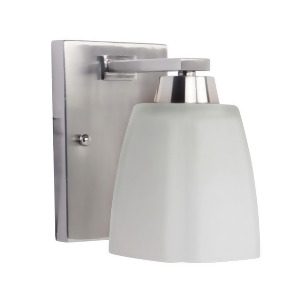 Craftmade Sumner 1 Lt Wall Sconce Satin Nickel w/Frost White 14905Bnk1 - All