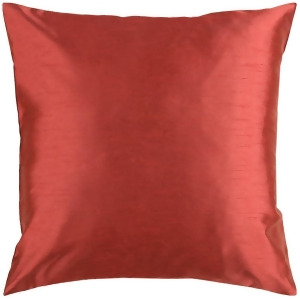 Solid Luxe by Surya Down Fill Pillow Rust 18 x 18 Hh045-1818d - All