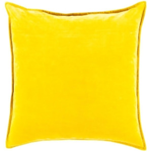 Cotton Velvet by Surya Poly Fill Pillow Mustard 18 x 18 Cv020-1818p - All