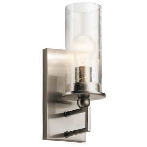 Kichler Kayde 1 Light Wall Sconce Classic Pewter 42126Clp - All
