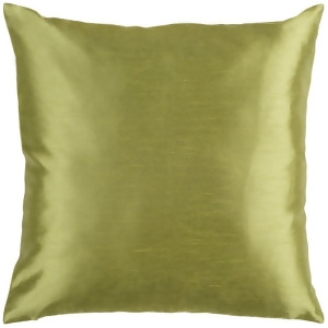 Solid Luxe by Surya Down Fill Pillow Dark Green 18 x 18 Hh043-1818d - All