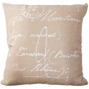 Montpellier by Surya Down Fill Pillow Cream/Camel 22 x 22 Lg511-2222d - All