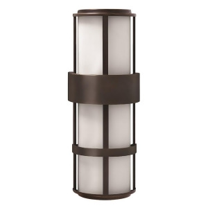 Hinkley Saturn 3 Light Led Outdoor Large Wall Mount Metro Bronze 1909Mt-led - All
