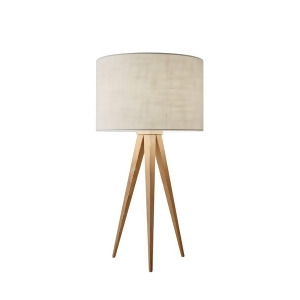 Adesso Director Table Lamp Natural Wood 6423-12 - All
