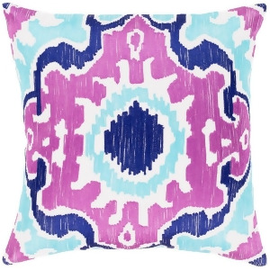 Effulgence by Surya Down Pillow Purple/Violet/Aqua 18 x 18 Eff002-1818d - All