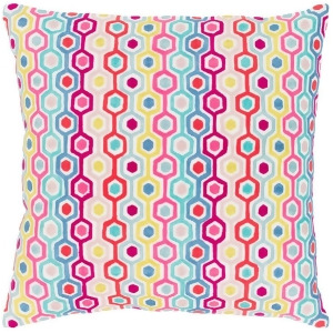 Candescent by Surya Pillow White/Coral/Pink 18 x 18 Cne001-1818p - All