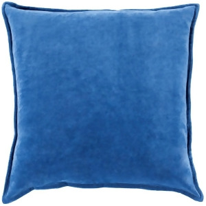 Cotton Velvet by Surya Down Fill Pillow Dark Blue 20 x 20 Cv014-2020d - All
