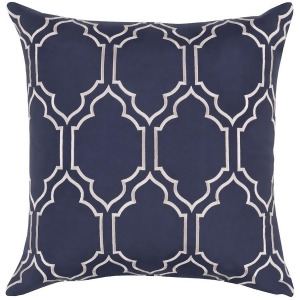 Skyline by Surya Poly Fill Pillow Navy/Ivory 20 x 20 Ba047-2020p - All