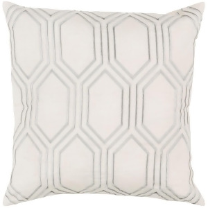 Skyline by Surya Down Fill Pillow Beige/Medium Gray 18 Square Ba001-1818d - All