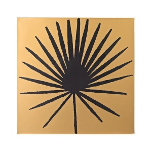 Sterling Industries Palm Frond on Metallic Gold Wood Gold Black 351-10169 - All