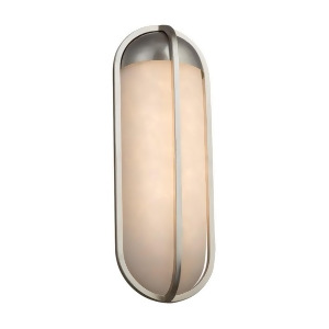 Justice Design Led Clouds Starboard Large Ada Sconce Nickel Cld-7574w-nckl - All