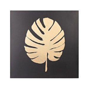 Sterling Industries Metallic Palm Frond on Black Black Gold 351-10203 - All