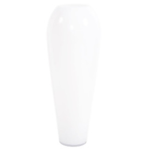 Howard Elliott Hand Blown White Glass Oversized Vase Large White 93065 - All