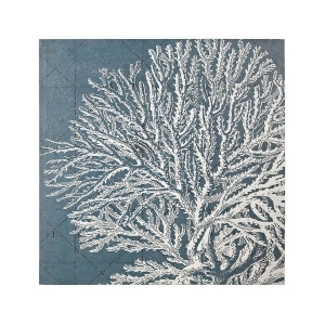Sterling Industries White Coral Print White Blue 351-10199 - All