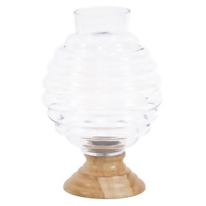 Howard Elliott Clear Glass Beehive Vase Small Clear 93056 - All