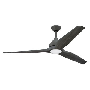 Craftmade Limerick 60 Ceiling Fan Kit Aged Galvanized Grey Wood K11286 - All