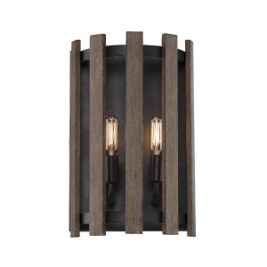 Savoy House Santiago 2 Light Sconce in Sapele 9-4104-2-133 - All