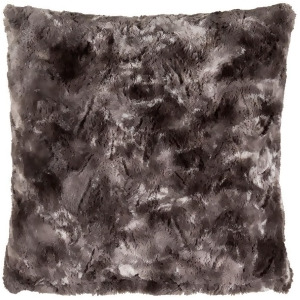Felina by Surya Down Fill Pillow Black/Medium Gray 20 x 20 Fla001-2020d - All
