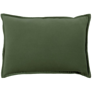 Cotton Velvet by Surya Down Fill Pillow Dark Green 13 x 19 Cv008-1319d - All
