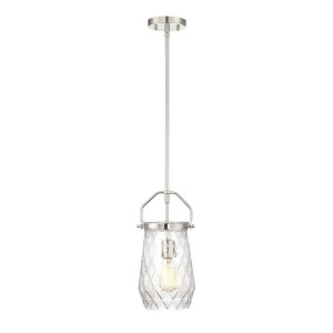 Savoy House St. Clare 1 Light Mini Pendant in Polished Nickel 7-9281-1-109 - All