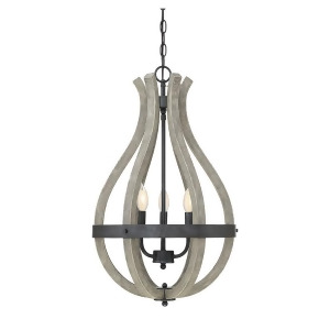 Savoy House Carrolton 3 Light Pendant in Weathered Birch 7-9262-3-112 - All