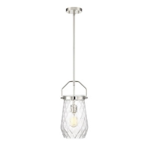 Savoy House St. Clare 1 Light Mini Pendant in Polished Nickel 7-9282-1-109 - All