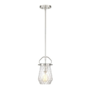 Savoy House St. Clare 1 Light Mini Pendant in Polished Nickel 7-9280-1-109 - All