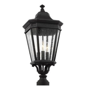Feiss Cotswold Lane 3 Light Post Lantern Black Ol5427bk - All