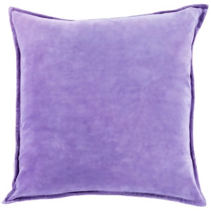 Cotton Velvet by Surya Poly Fill Pillow Violet 22 x 22 Cv018-2222p - All