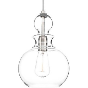 Progress Staunton 1 Light 8.5 Pendant Brushed Nickel/Clear P5334-09 - All