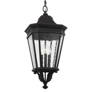 Feiss Cotswold Lane 3 Light Hanging Lantern in Black Ol5432bk - All