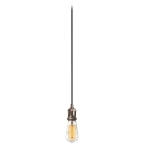 Dainolite Vintage 1 Light Pendant 10Ft Cord Satin Chrome 409-102P-sc - All