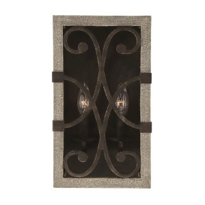 Savoy House Amador 2 Light Sconce in Noblewood w/ Iron 9-9180-2-101 - All