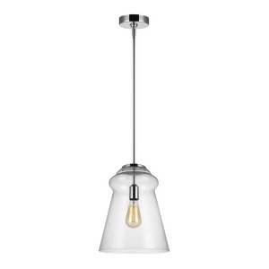 Feiss Loras 1 Light Pendant in Chrome P1459ch - All