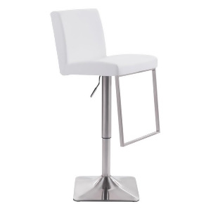 Zuo Modern Puma Bar Chair White 100311 - All