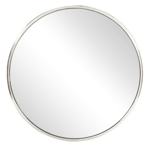 Howard Elliott Simone Round Mirror Silver 48054 - All
