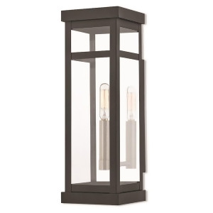 Livex Hopewell 1 Light Outdoor Wall Lantern in Black 5 w x 15 h 20703-04 - All