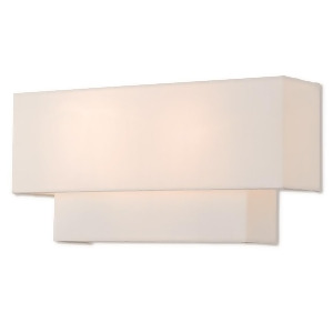 Livex Claremont 2 Light Wall Sconce in Brushed Nickel 16 w x 8 h 51047-91 - All