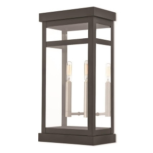 Livex Hopewell 2 Light Outdoor Wall Lantern in Black 9.25 w x 18 h 20704-04 - All