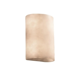 Justice Design Clouds Ada Sm Cyl Sconce No Metal Led - All