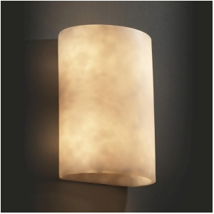 Justice Design Clouds Ada Lrg Cyl Sconce No Metal Led - All