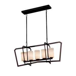 Justice Design Clouds Chandelier in Dark Bronze Cld-8015-10-dbrz - All