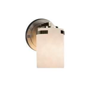Justice Design Clouds Wall Sconce in Brushed Nickel Cld-8451-10-nckl - All