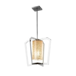 Justice Design Fusion Chandelier in Polished Chrome Fsn-8011-mror-crom - All
